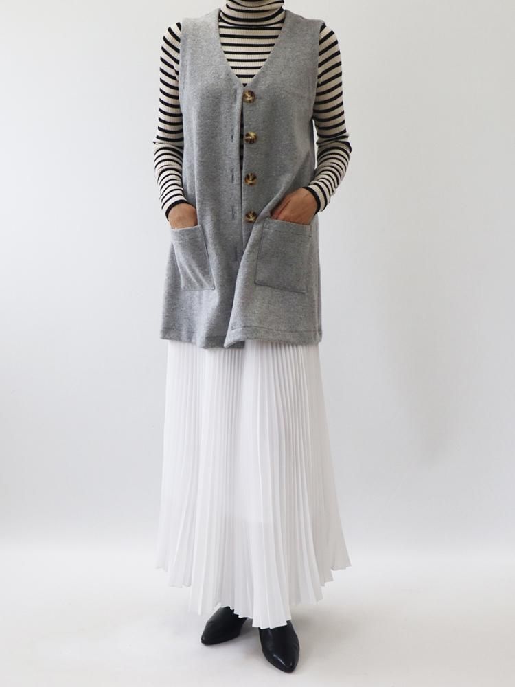 ロングベスト【133】 - 布と型紙のお店クルール