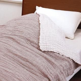 キャメル混ストレッチケット(シングル)