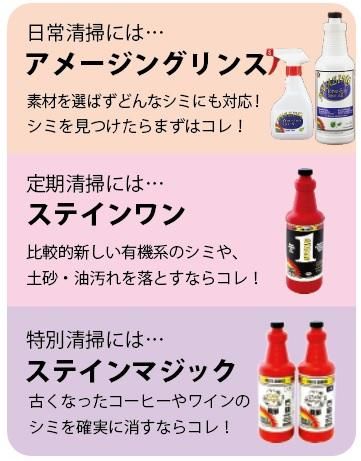 シミ取り剤】アメージングリンス スプレータイプ(300ml)・詰替え用