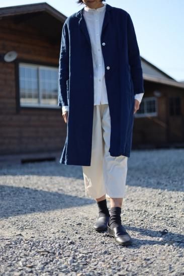 高城染工 blue in green「インディゴと水色の着心地の良い服」