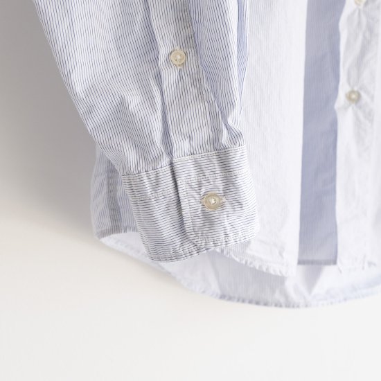 CIOTA『SUVIN COTTON TYPEWRITER BAND COLLAR SHIRT』 - STACKSTORE