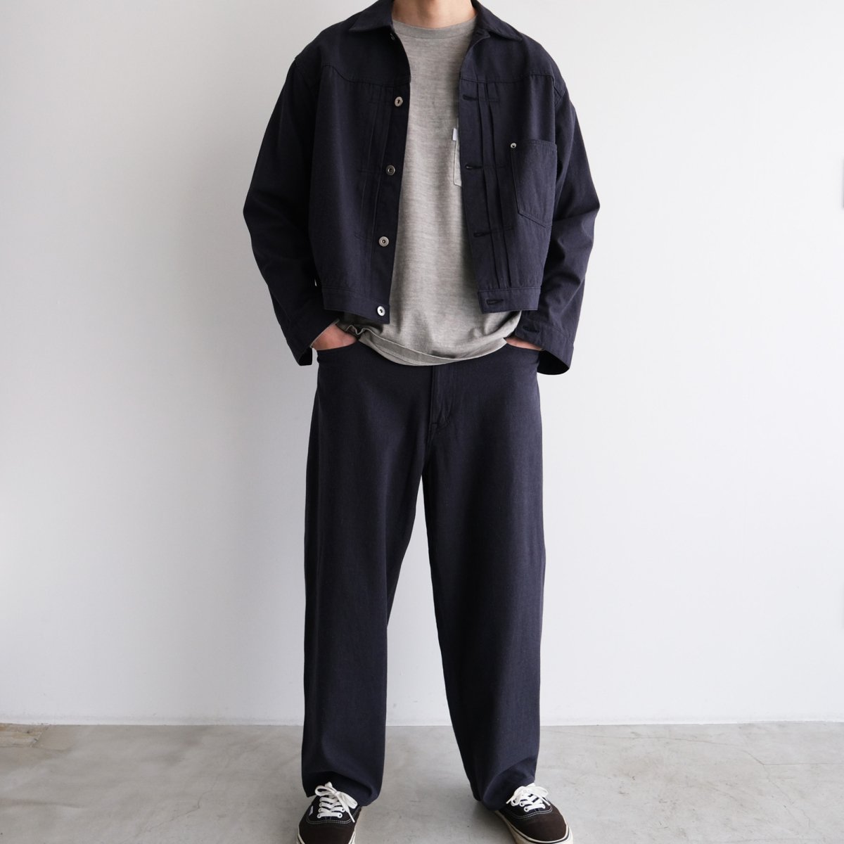 URU『COTTON SILK - 5 POCKET PANTS』30%OFF - STACKSTORE