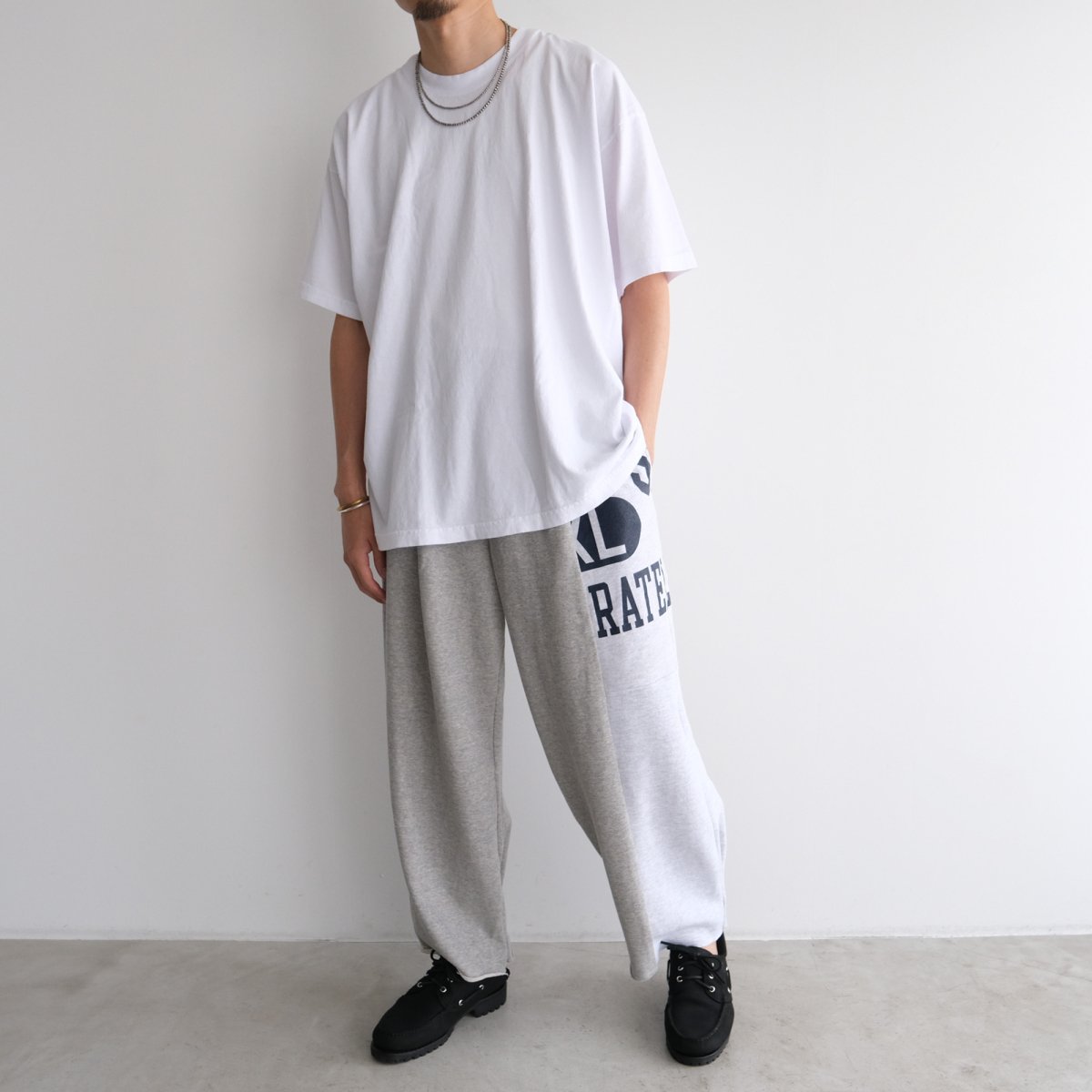 77circa『circa make cutback wide sweat pants（SIZE : M