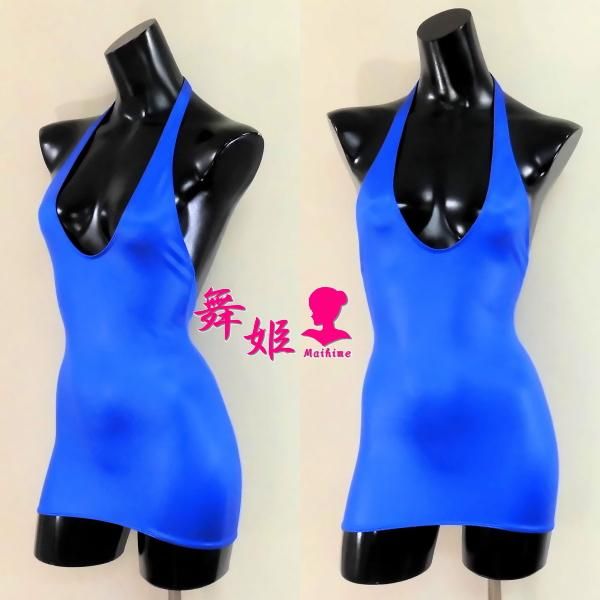 【コンビニ受取対応商品】 261_クロスホルターミニワンピ(艶光沢生地) - 舞姫ストア レースクイーン