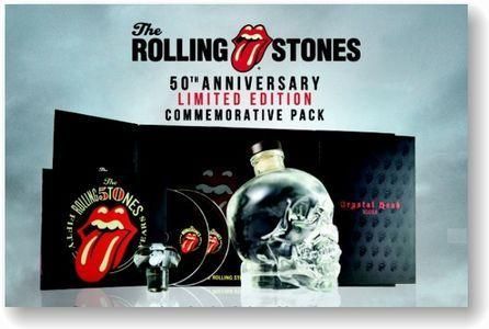 750ml40度箱付c希少 ROLLING STONES 50TH  クリスタルヘッドウォッカ