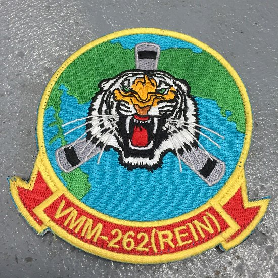 米軍放出品 オスプレイ VMM-262 フライングタイガー ベルクロ ワッペン ...