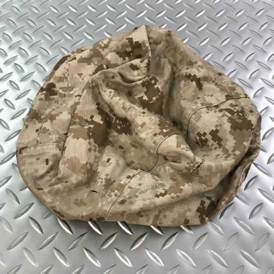米海兵隊 マーパットリバーシブルカバー LWHヘルメット等 ≪USMC≫ マーパット迷彩 LWH用 ヘルメットカバー / M・L Size