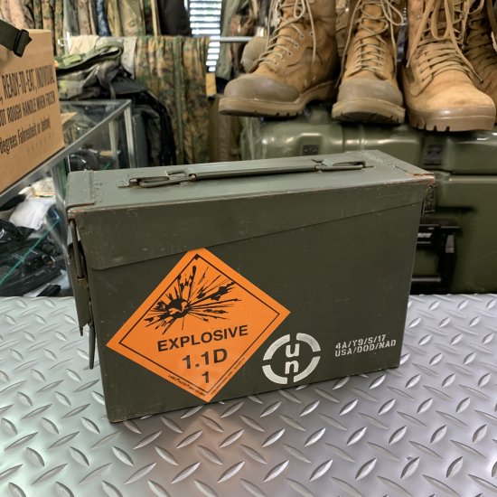 米軍放出品 AMMO BOX アーモボックス 弾薬箱 - Ｓ＆Ｃミリタリーストア