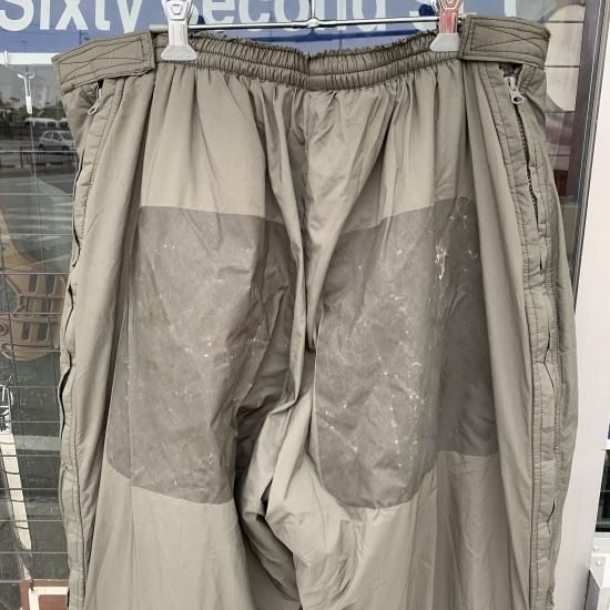 米軍 実物 PCU level7 PANT SEKRI社製 プリマロフトパンツ 米軍実物 SEKRI PCU/LEVEL7 プリマロフトパンツ/LARGE primaloft