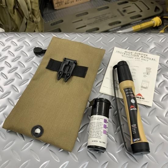 米軍実物 MSR MIOX WATER PURIFIER オキシダント浄水器 未使用品