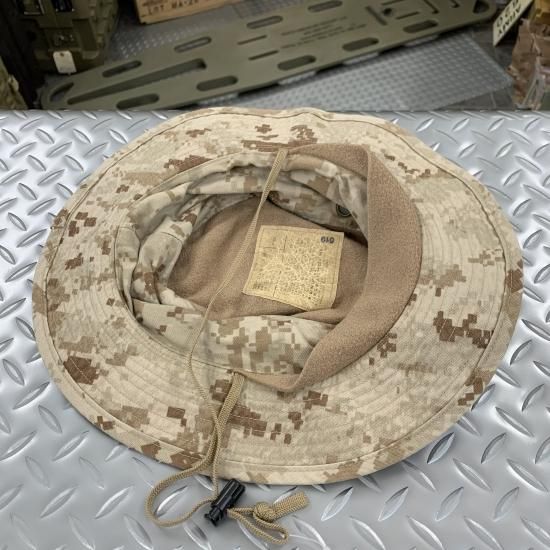米軍実物 USMC/MARPAT デザート ブーニーハット LARGE - S＆C