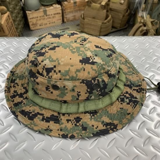 米軍実物 USMC/MARPAT ウッドランド ブーニーハット LARGE