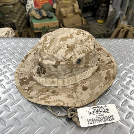 米軍放出品 USMC/MARPAT デザート ブーニーハット SMALL 新品
