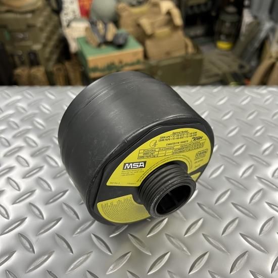 米軍実物 MSA CBRN MilenniumGasCanister ガスマスク