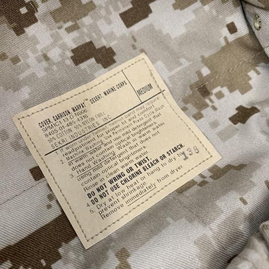 米軍実物 USMC/MARPAT パトロールキャップ MEDIUM 未使用