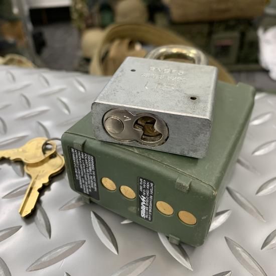 米軍放出品 US AmericanLook-5200 セーフティーロック 南京錠/未