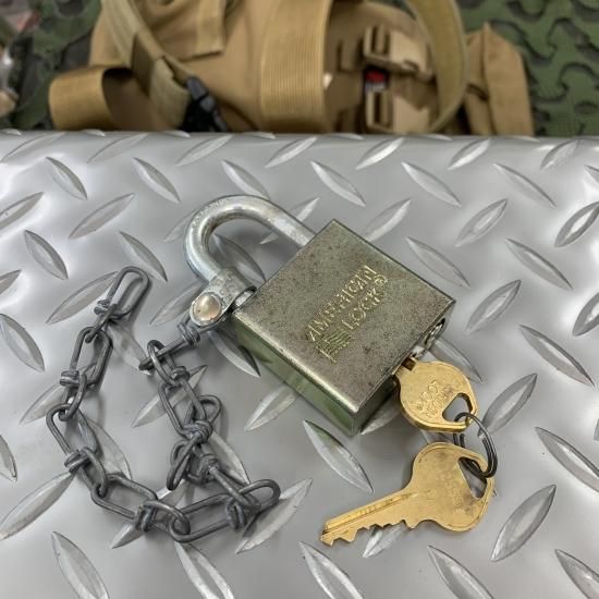 米軍放出品 US AmericanLook-5200 セーフティーロック 南京錠/未