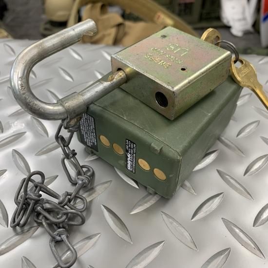 米軍放出品 US AmericanLook-5200 セーフティーロック 南京錠/未