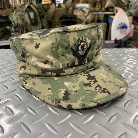 米軍放出 NAVY NWU AOR2/TYPEⅢ ユーティリティーキャップ 7-1/2