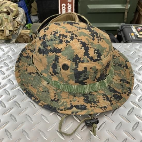 米軍実物 USMC/MARPAT ウッドランド ブーニーハット LARGE 米軍実物 USMC/MARPAT ウッドランド ブーニーハット LARGE