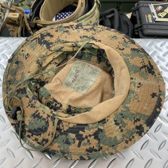米軍実物 USMC/MARPAT ウッドランド ブーニーハット LARGE 米軍実物 USMC/MARPAT ウッドランド ブーニーハット LARGE