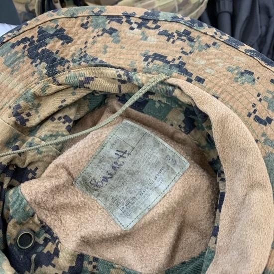 米軍実物 USMC/MARPAT ウッドランド ブーニーハット LARGE