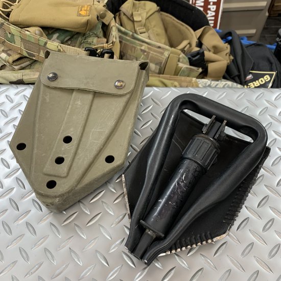 米軍実物 USGI E-TOOL Entrenching Tool Shovel フォールディングスコップ - Ｓ＆Ｃミリタリーストア