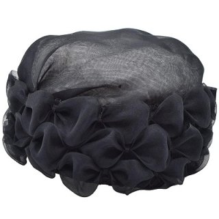 シルクターバン 32038 ブラック 黒 帽子 レディース 婦人 シルク100％ ファッション オシャレ カジュアル フォーマル 結婚式 パーティー 日本製 ネット通販 オールシーズン