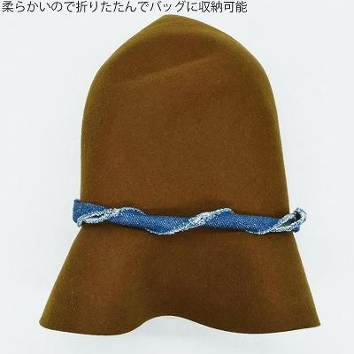ファクトリーメイド THE FACTORYMADE ボーラーハット キャメル