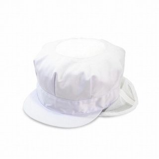 衛生帽 F1700 ホワイト 白 メンズ レディース 男女兼用 フリーサイズ XL 衛生キャップ