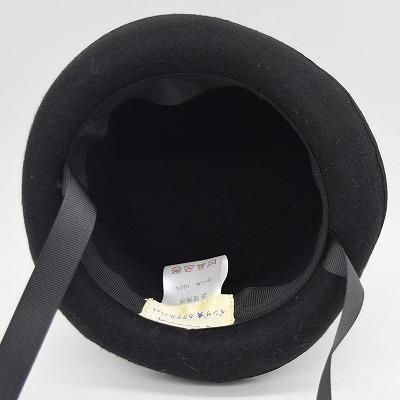 ギンザ カクテルハット ミニシルクハット ブラック 黒 メンズ 父