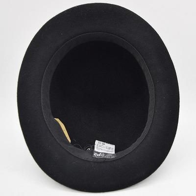 ELDORADO ハット 黒 エドハット EDHAT ボーラーハット ブラック 黒 小さいサイズ 大きい