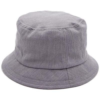 無地バケットハット グレー ベビー 帽子 春夏秋冬 7371007 7331017