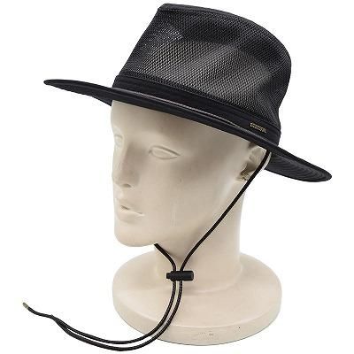 ステットソン STETSON メッシュハット MESH HAT ブラック 黒 ステットソン STETSON メッシュハット MESH HAT ブラック 黒
