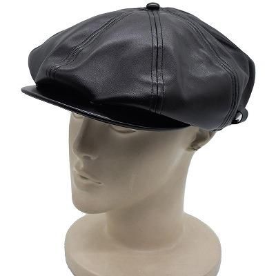 カンゴール KANGOL ハンチング フェイク レザー キャップ FAUX