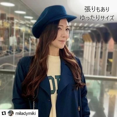 ポルカドット メンズ レディース ウールキャスケット polcadot