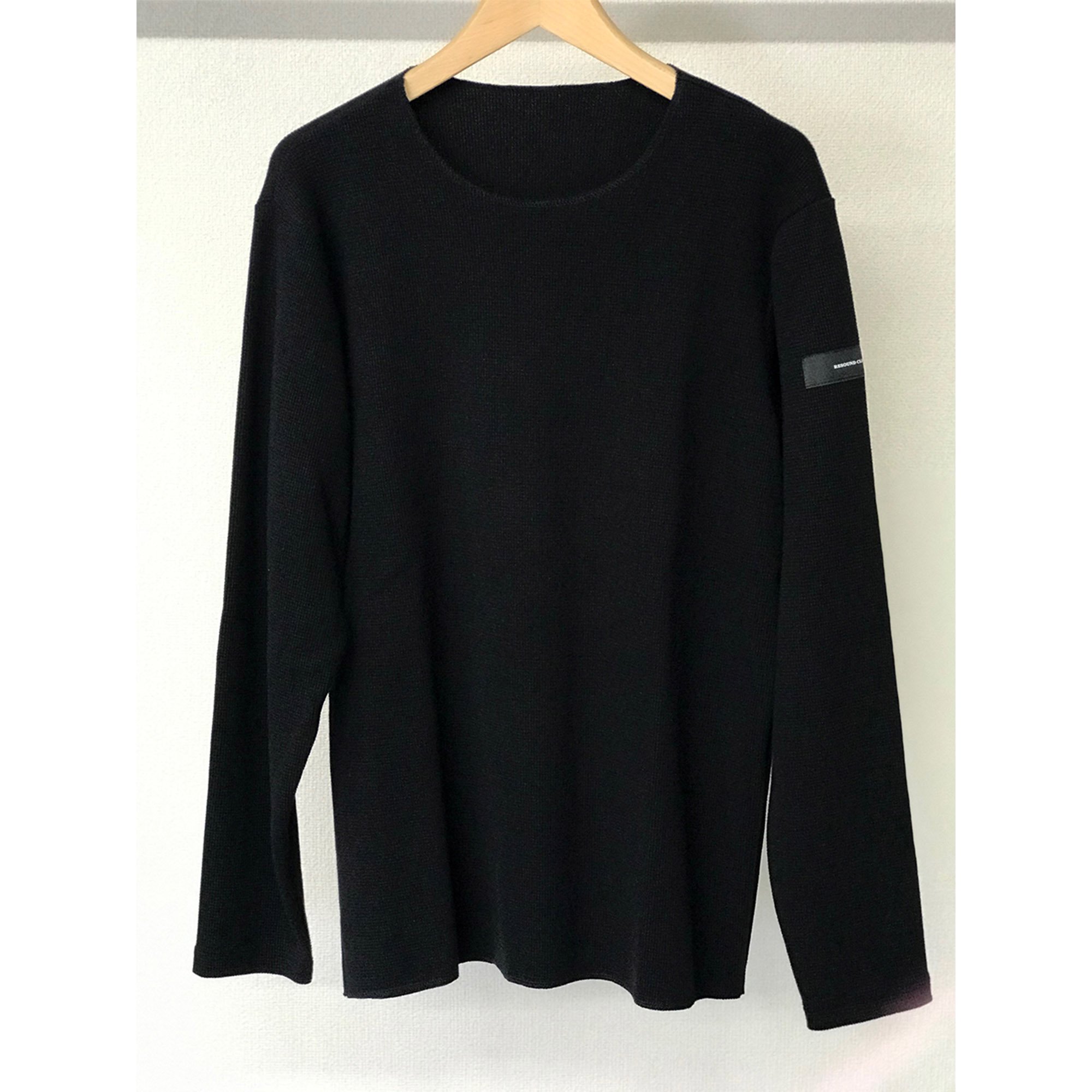ST COTTON waffle Thermal BLACK