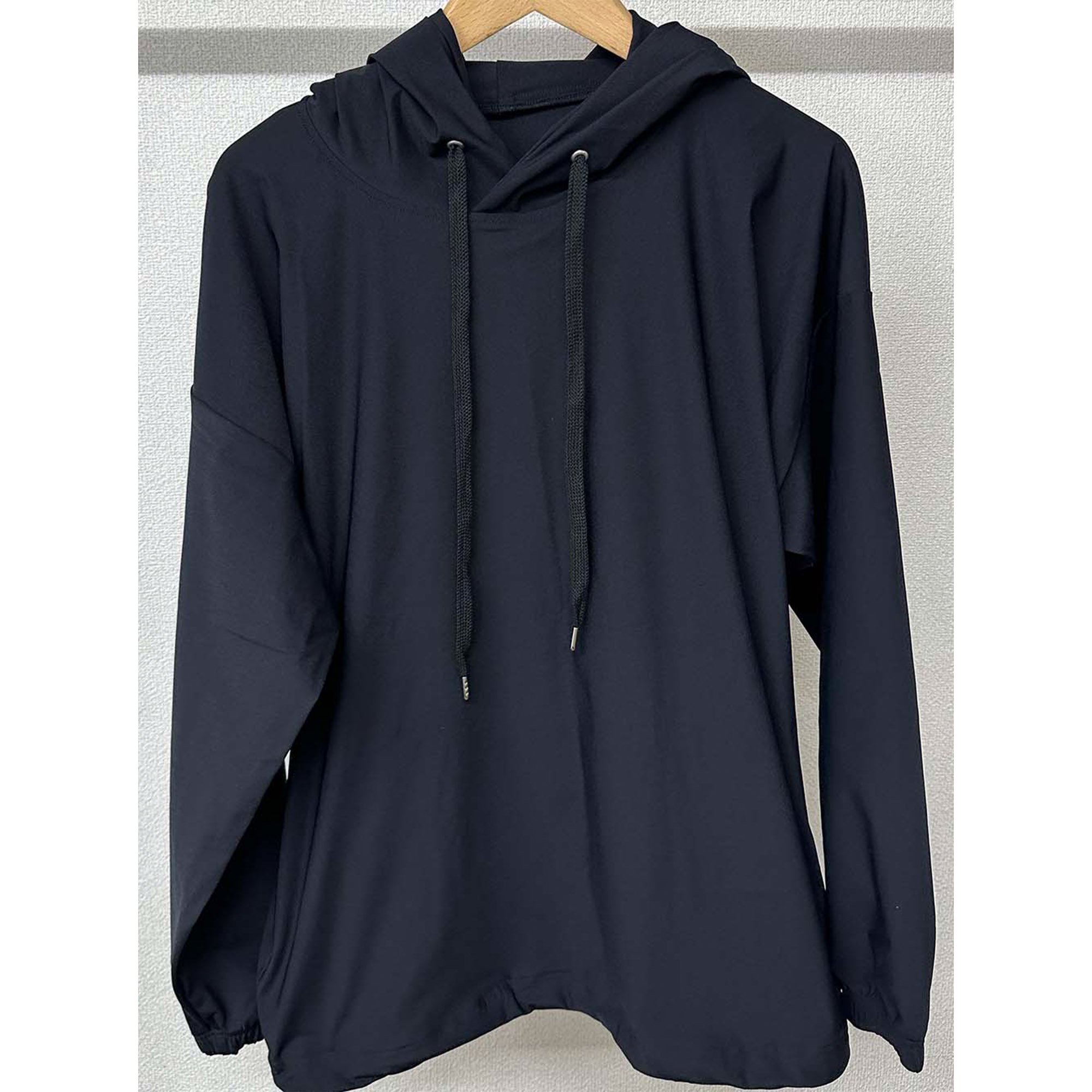 NYLON TECH hoodie BLACK