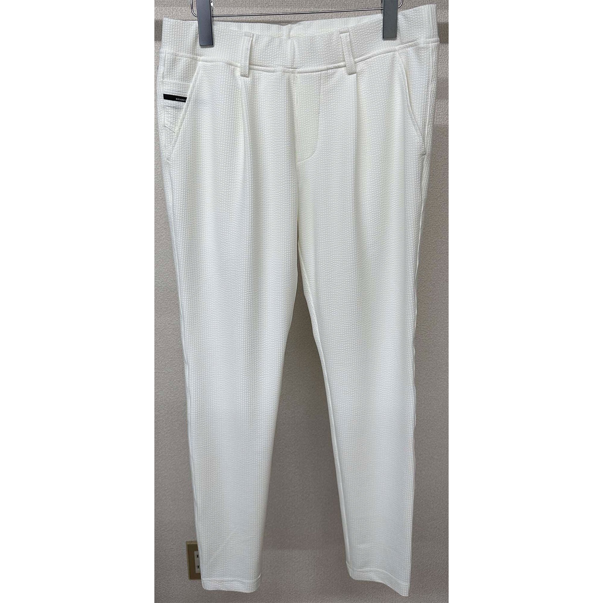 <img class='new_mark_img1' src='https://img.shop-pro.jp/img/new/icons1.gif' style='border:none;display:inline;margin:0px;padding:0px;width:auto;' />CHRIS EASY TUCK PANTS WHITE