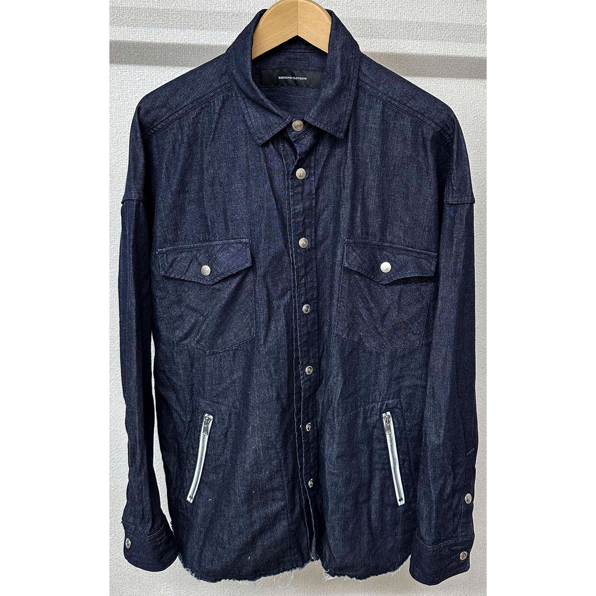 <img class='new_mark_img1' src='https://img.shop-pro.jp/img/new/icons1.gif' style='border:none;display:inline;margin:0px;padding:0px;width:auto;' />OVER DENIM shirts INDO/W