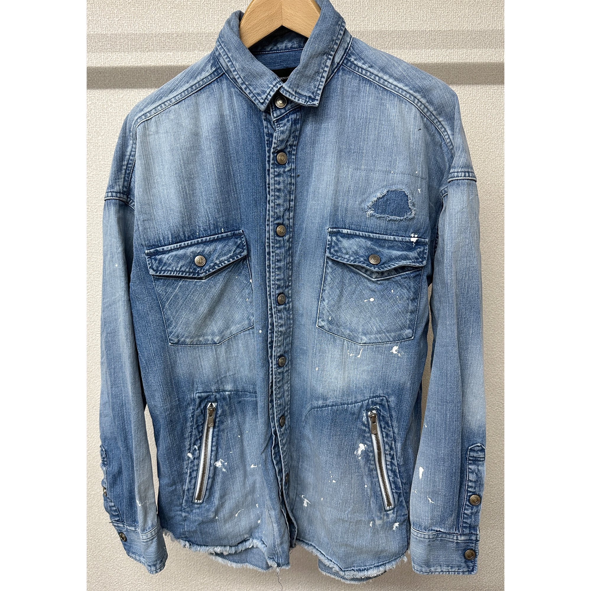 <img class='new_mark_img1' src='https://img.shop-pro.jp/img/new/icons1.gif' style='border:none;display:inline;margin:0px;padding:0px;width:auto;' />OVER DENIM shirts LIND