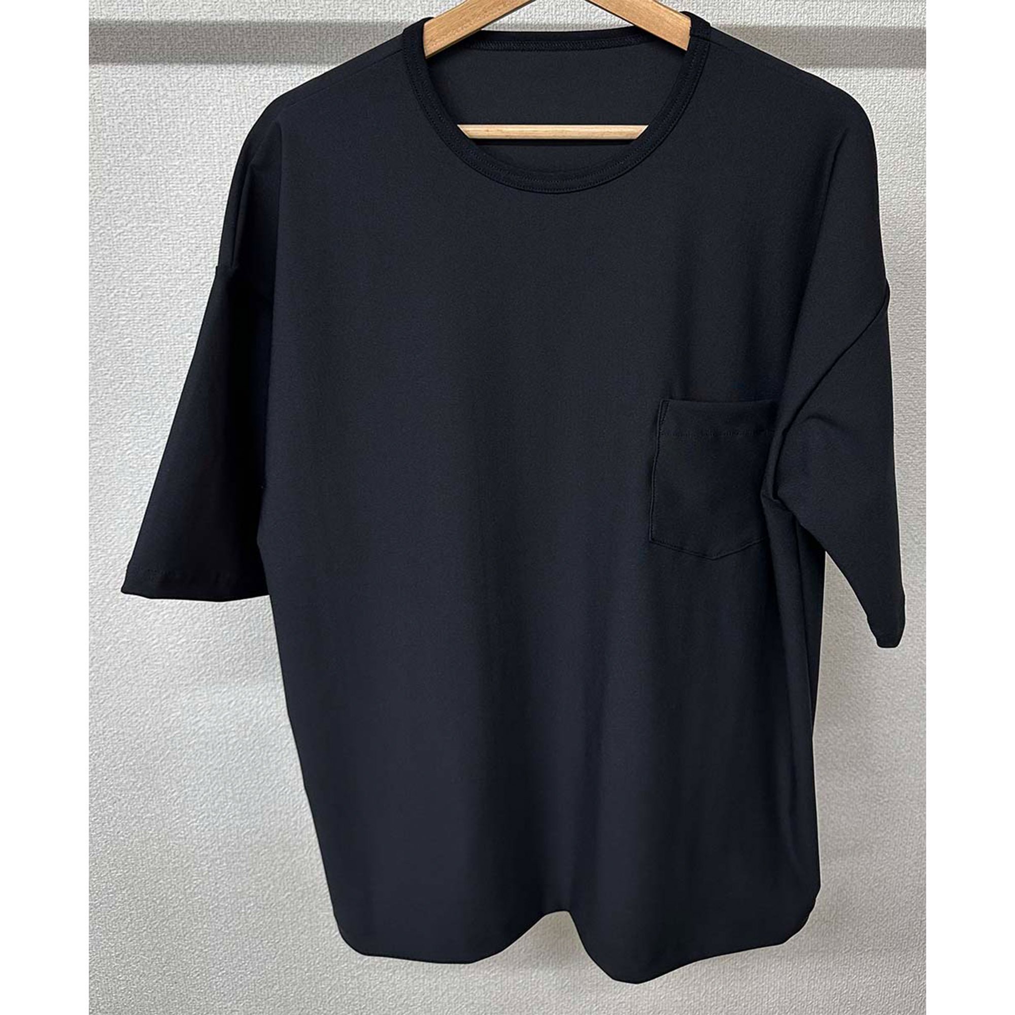 <img class='new_mark_img1' src='https://img.shop-pro.jp/img/new/icons1.gif' style='border:none;display:inline;margin:0px;padding:0px;width:auto;' />tricot pocket TEE BLACK
