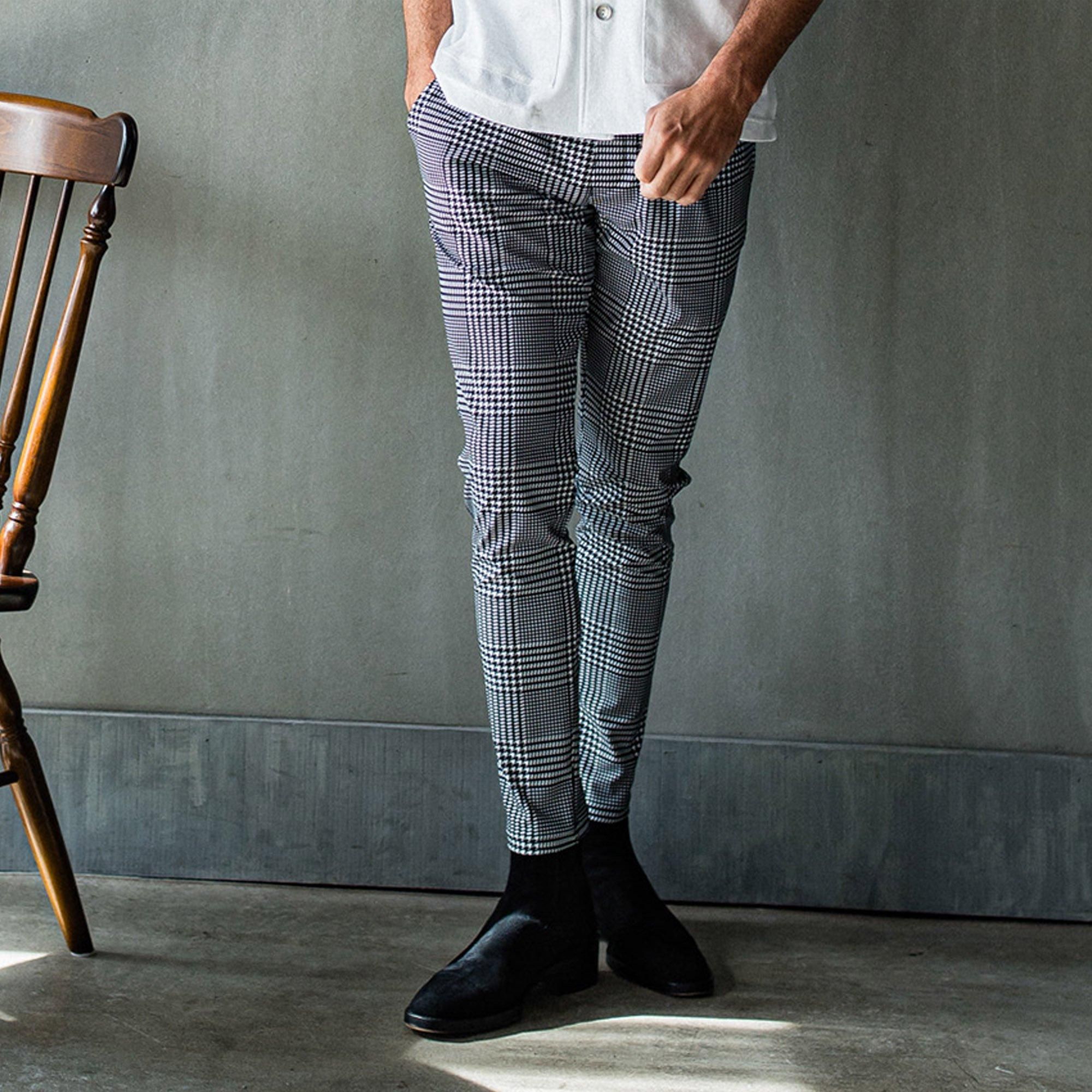 CHRIS EASY TUCK PANTS GRBLACK