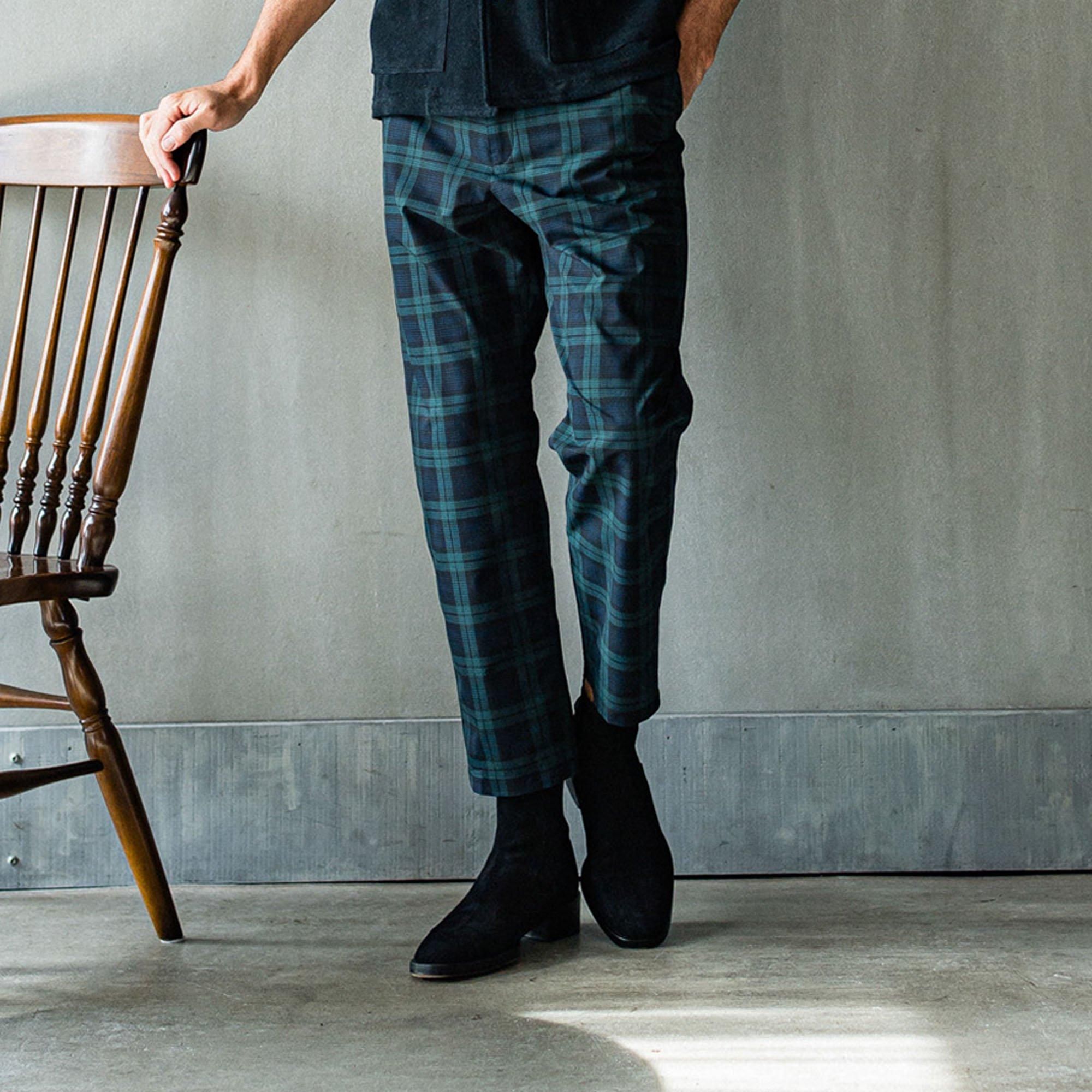 PAT WIDE EASY PANTS GREENCHECK