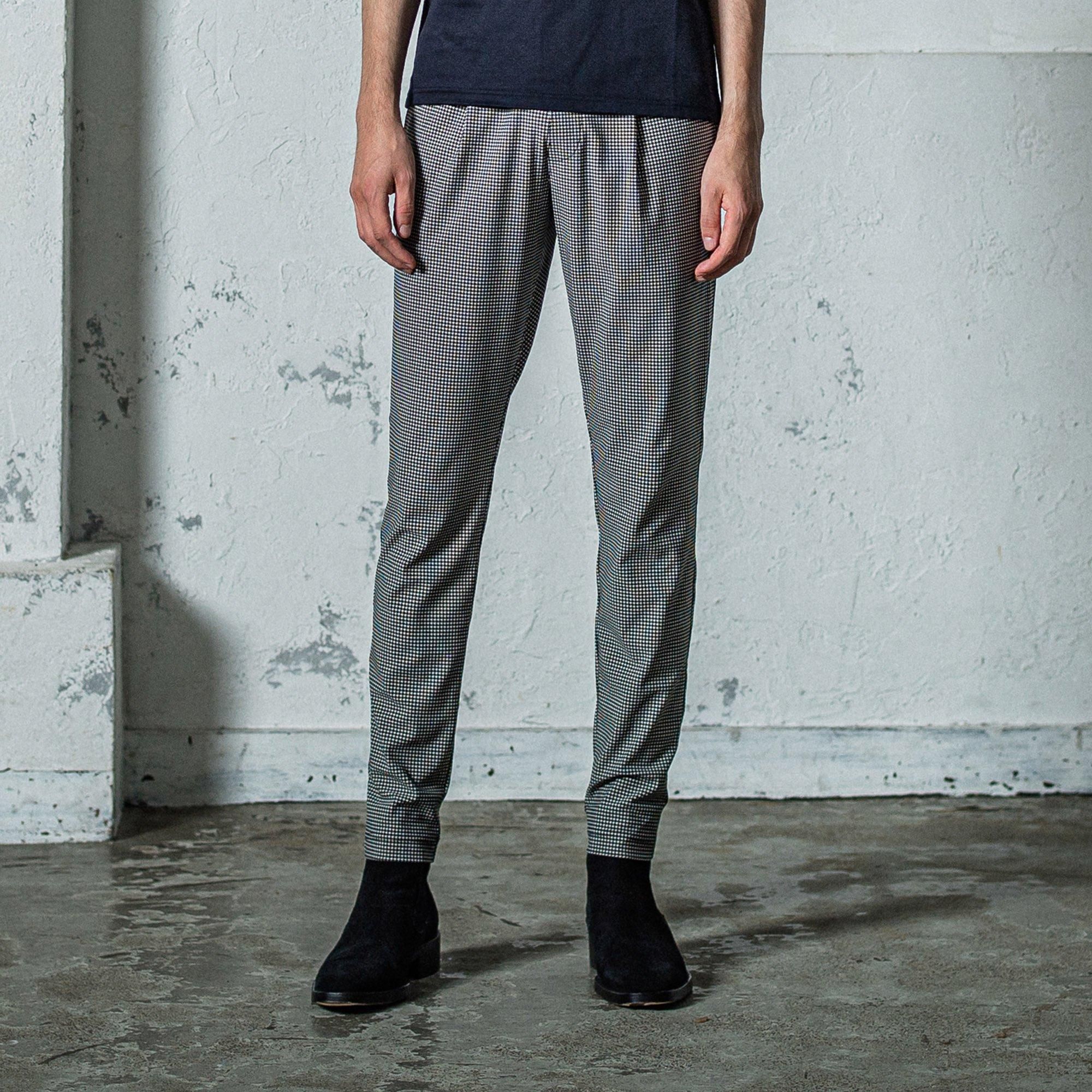 CHRIS EASY  TUCK PANTS CHIDORI