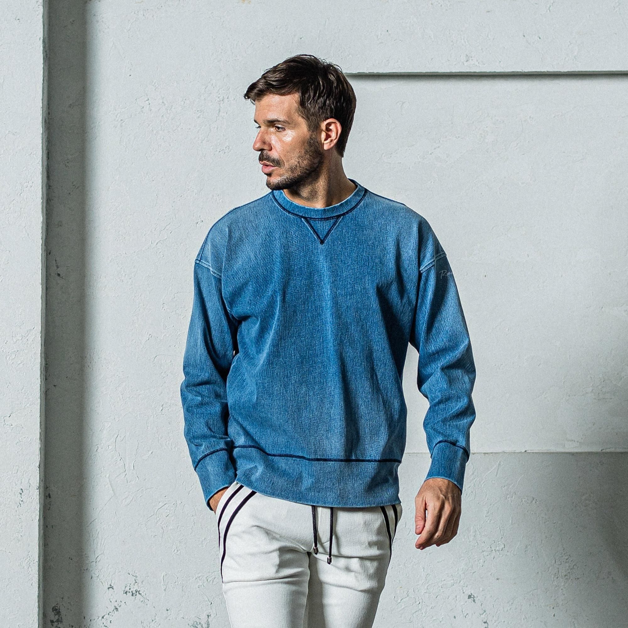 DENIM JERSEY loose trainer LIND