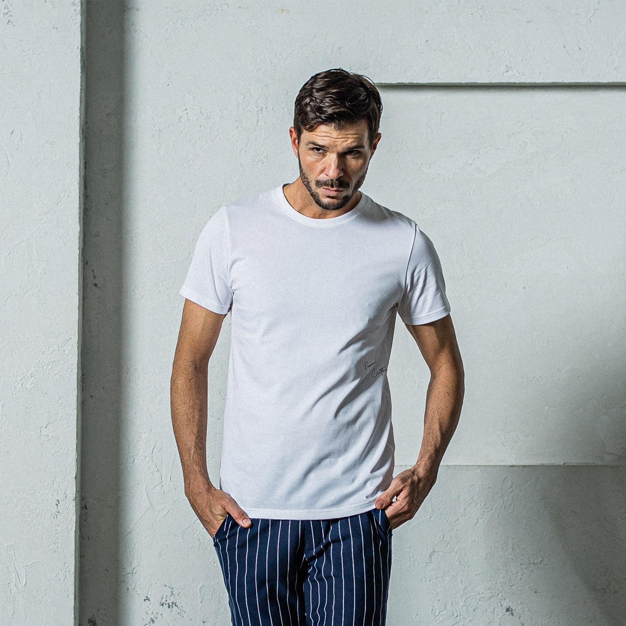 SIDE RC BASIC TEE WHITE