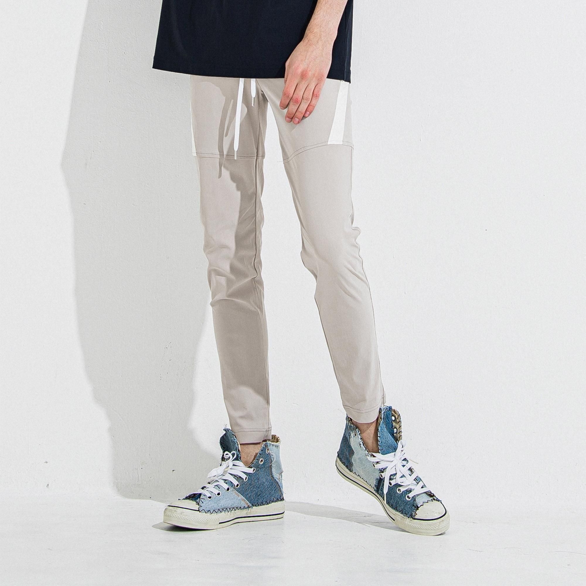 TYLER NYLON PANTS GREYGE
