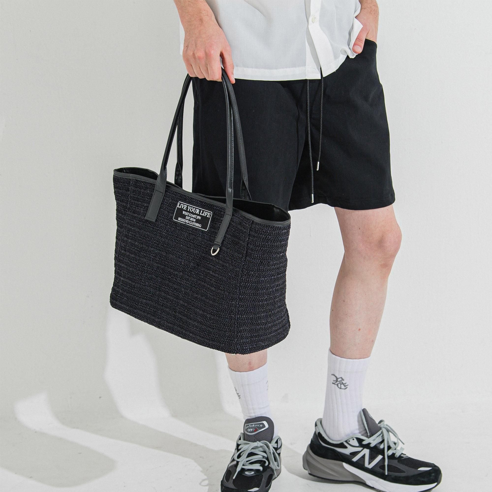<img class='new_mark_img1' src='https://img.shop-pro.jp/img/new/icons1.gif' style='border:none;display:inline;margin:0px;padding:0px;width:auto;' />mesh tote bag BLACK