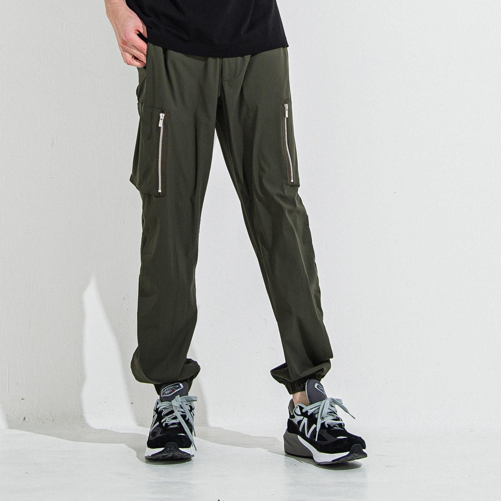 DAVID NYLON  CARGO  PANTS KHAKI